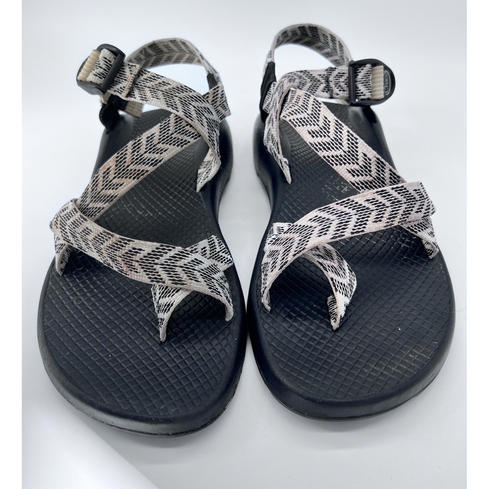 Chaco‎ Z2 Women's Size 9  Classic Sport Hiking Sandals Trine Bow Black Tan